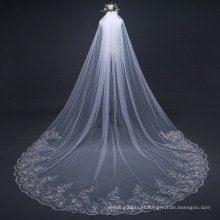 Bride Use Wedding Accessories White Wholesale bridal veils long lace wedding veils